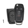 thumbnail image 1 of Estuche de llave inteligente de 4 botones Cubierta de carcasa de llave remota de entrada sin llave para Ford Fusion Edge Explorer 2013-2018 N5F-A08TAA 164-R7986 con cuchilla sin chip, 1 of 1