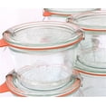 thumbnail image 3 of Tarros de moldes Weck 741 - 0.25 litros con tapas - 6 anillas y 12 abrazaderas, 3 of 3