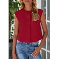 thumbnail image 3 of Chaleco de Traje PRETTYGARDEN para Mujer, Crop Top Rojo Verano XL, 3 of 9