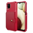 thumbnail image 6 of Feishell for Samsung Galaxy A12 Wallet Case, with ID&Credit Card Holder Slots Pockets Wallet Back Cover Stand Flip Folio Leather Magnetic Absorption Cover For Samsung Galaxy A12, Red, 6 of 6