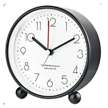 CCOCC Alarm Clock,Reliable Desk Clock,Silent Alarm Clocks for Bedrooms,Compact Alarm Clock with Subtle Night Glow