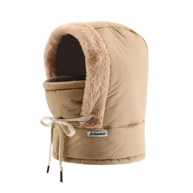 Winter Hat Unisex, Pullover With Ear Protection, Outdoor Fleece Lining, Warm Face Mask, Neck Warmer, All-In-One For Cycling