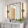 thumbnail image 3 of Matte Black Modern Bathroom Vanity Light 32 inch Dimmable LED Bath Bar Light Fixtures Over Mirror Wall Sconce Picture Lights for Paintings Cabinets Bedroom, 3 of 7