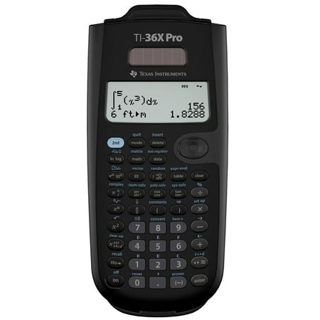 Texas Instruments TI-36X Pro Four-line Scientific Calculator High School Math and Science.