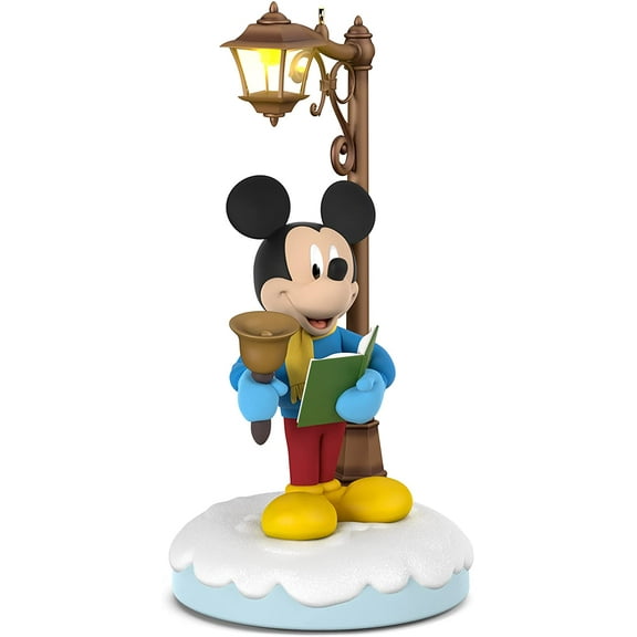 Hallmark Keepsake 2018 Caroler Mickey Musical Christmas Ornament New with Box