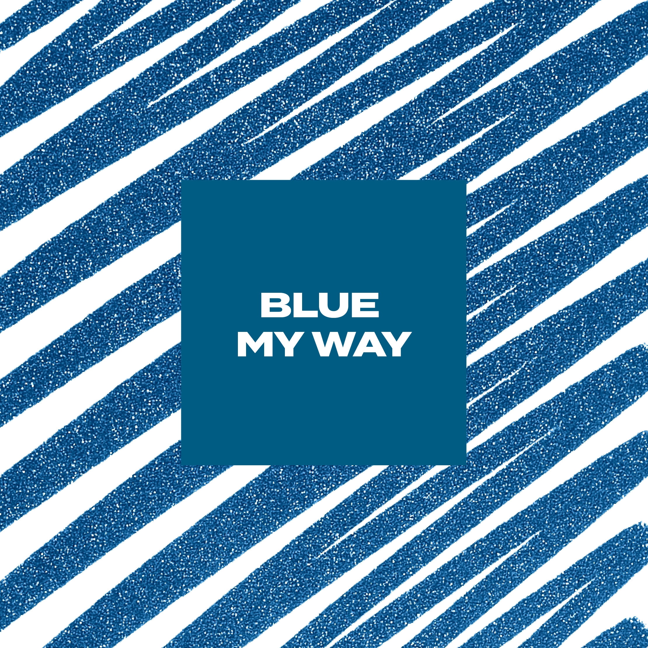 Hard Candy Party Lines Color Play Eyeliner, Liquid Liner, 24HR Wear, Blue My Way, Metallic Blue