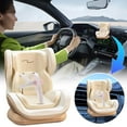 thumbnail image 4 of Doll Car Seat for 17cm Dolls, Doll Car Seat with Air Vent Clip and Desktop Stand, Cute and Functional Car Ornament for Doll Fans, Collectors [Gaming Chair] Matcha Cocoa, 4 of 8