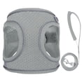 thumbnail image 3 of Skksst Pet Dog Ajustable Chest Harness Breathable Mesh Vest With Leash, 3 of 5