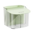 thumbnail image 2 of Caja Dispensadora de Almohadillas de Maquillaje Yinane Organizador de Almacenamiento de Baño Verde, 2 of 8