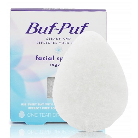 Buf-Puf Facial Sponge, Regular (6 pack) (Bundle)