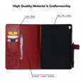 thumbnail image 4 of Dteck Folio Case For iPad Pro 9.7 inch, Lightweight Embossed Butterfly PU Leather Flip Stand Case Cover with Card/Stlylus Holder,Red, 4 of 7