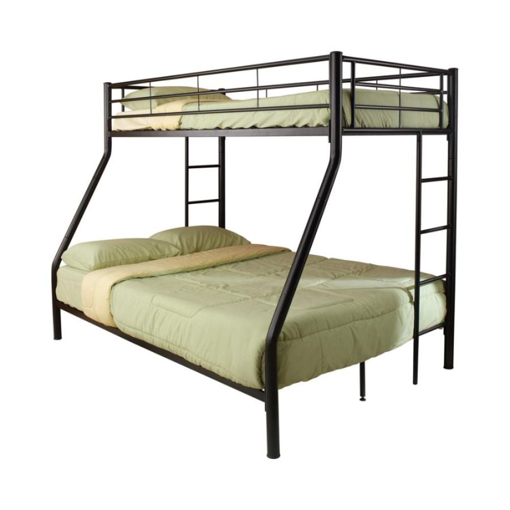 Bunk Bed, Twin over Full, Black