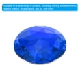 thumbnail image 4 of Uxcell 30mm Flat Back Round Acrylic Rhinestones, 50 Pack Plastic Circle Gems for Jewelry Making Costume, Blue, 4 of 6