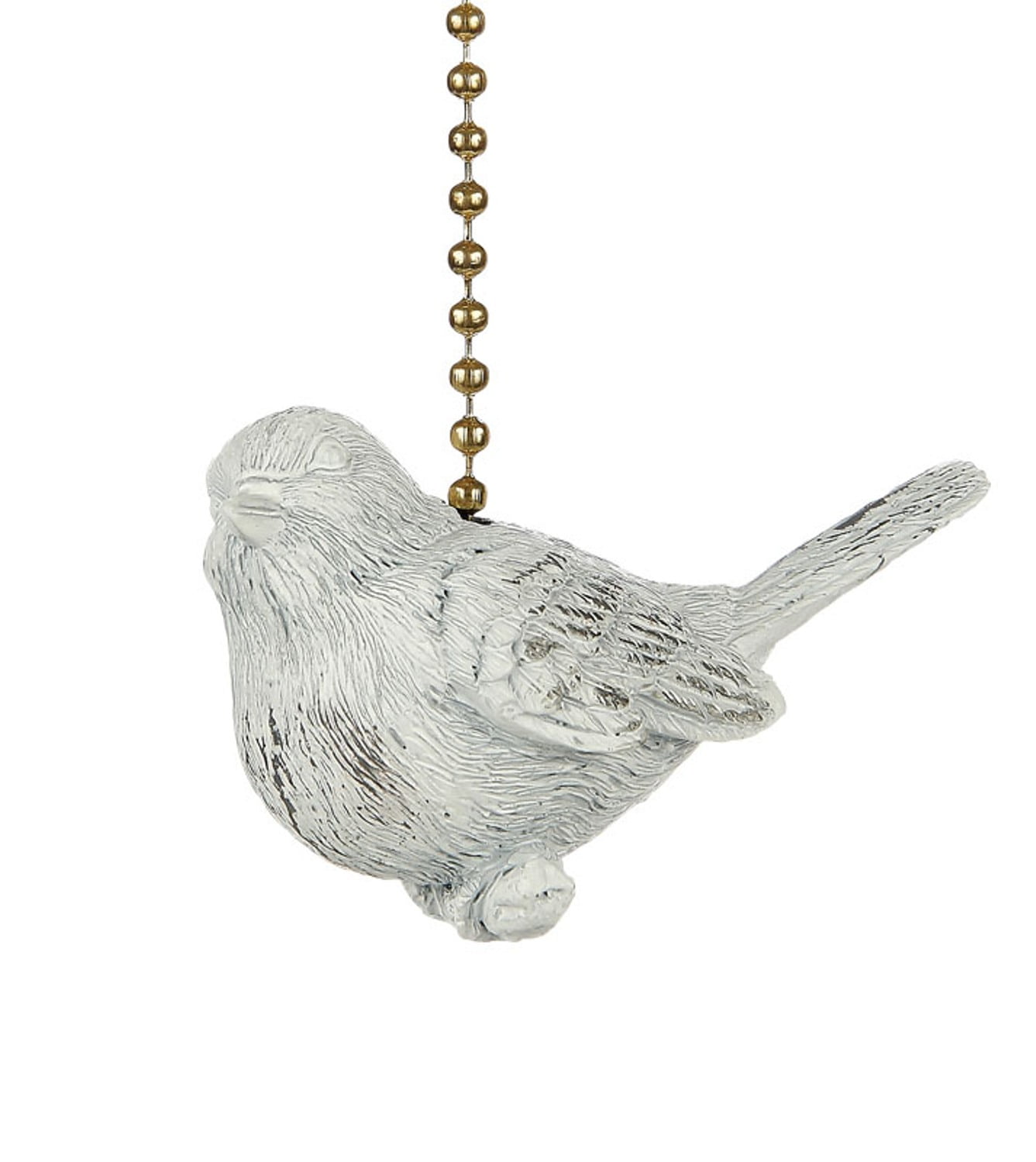 Shabby Bird Decorative Ceiling Fan Light Dimensional Pull