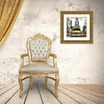 thumbnail image 3 of Lauren 15x15 Gold Ornate Wood Framed with Double Matting Museum Art Print Titled - Vintage Taxi in Times Square, NYC (detail), 3 of 4