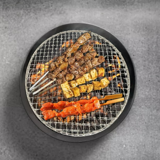 Wire Rack Baking Net Steaming Rack Barbecue Grids Grill Cooking Grate Multipurpose grill per for Grill Pan Baking Cooking Diametro 20cm BLESIY Red de parrilla para barbacoa Walmart en linea