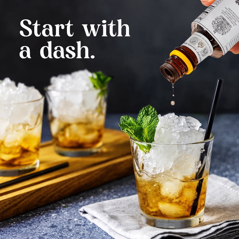 Angostura Aromatic Bitters, 4 fl oz, Liquid Cocktail Mixers for