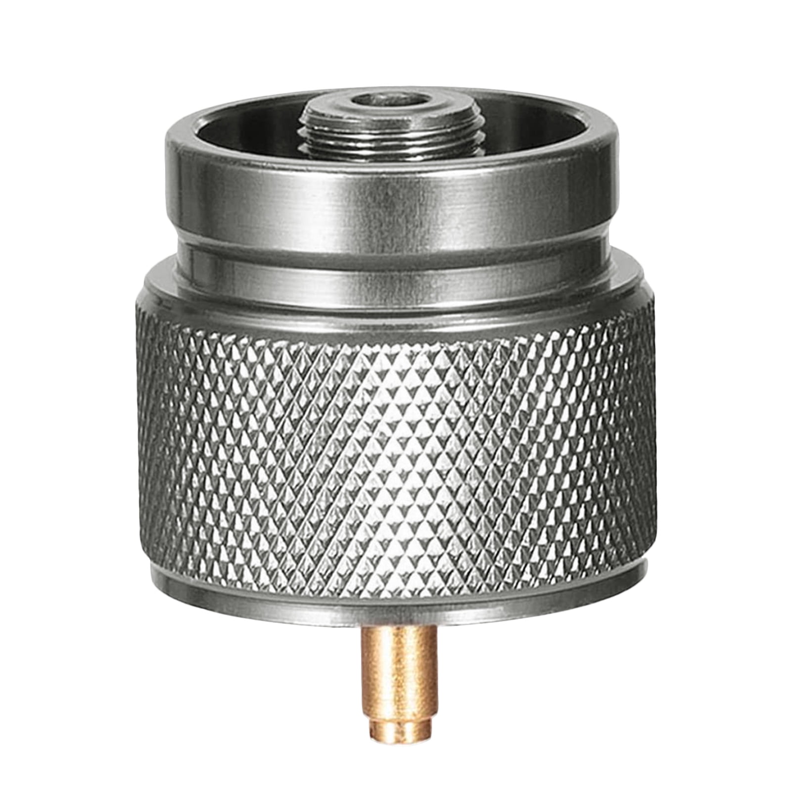 Metal Gas Tank Valve Convert Propane Cylinder Canister Adapter Outdoor Tool Kit 