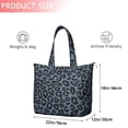 thumbnail image 4 of Black Leopard Pattern Travel Tote Bags for Women Carry On,Large Weekender Bags for Women Travel,Multi Functional Duffle Bag for Work,Shopping,Sports, 4 of 5