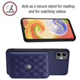thumbnail image 4 of Allytech Galaxy A04E Wallet Case with Shoulder Strap, Luxury PU Leather RFID Blocking Protectve Anti-Scratch Bumper Cards Slots Magnetic Closure Phone Case Cover for Samsung Galaxy A04E, Blue, 4 of 9