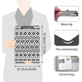 thumbnail image 2 of Clipboard Nursing Ethnic Tribal Boho Acrylic Clip Board with Low Profile Metal for A4 Paper Size Clip Hangable Office Work School Whiteboard Clipboards, 2 of 7