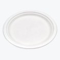 thumbnail image 1 of Reharvest Platos de Comedor 10" (26 Cm) [Caja de 700], Resistentes, 100 % Biodegradables, Compostables en Casa, sin Plástico, sin BPA, Hechos de Fibras de Caña de Azúcar de Bagazo Ecológicas, 1 of 4