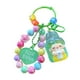 thumbnail image 3 of Pulsera de cuentas con llavero decorativo para mujeres, adultos y niños. Verde, 3 of 9