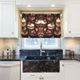 thumbnail image 5 of Yayeee Kitchen Curtains Light Filtering 27"x24" Rod Pocket Short Cafe Window Panel, Sweet Cakes, 5 of 7
