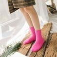 thumbnail image 5 of ManxiVoo Cozy Fuzzy Bootie Slipper Socks Non-Slip Soft Indoor House Shoes for Women Winter Comfort Hot Pink, 5 of 9