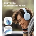 thumbnail image 4 of Restored Edifier W820NB Plus Hybrid Active Noise Cancelling Headphones - LDAC Codec - Hi-Res Audio - Fast Charge - Over Ear Bluetooth V5.2 Headphones for Travel, Flight, Train, and Commute- Blue (Refurbished), 4 of 9