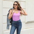 thumbnail image 3 of Attraco Womens Tank Top Casual House Clothes with Built in Bras Adjustable Wide Strap Padded Camisole Summer Cami Shirts, 3 of 7