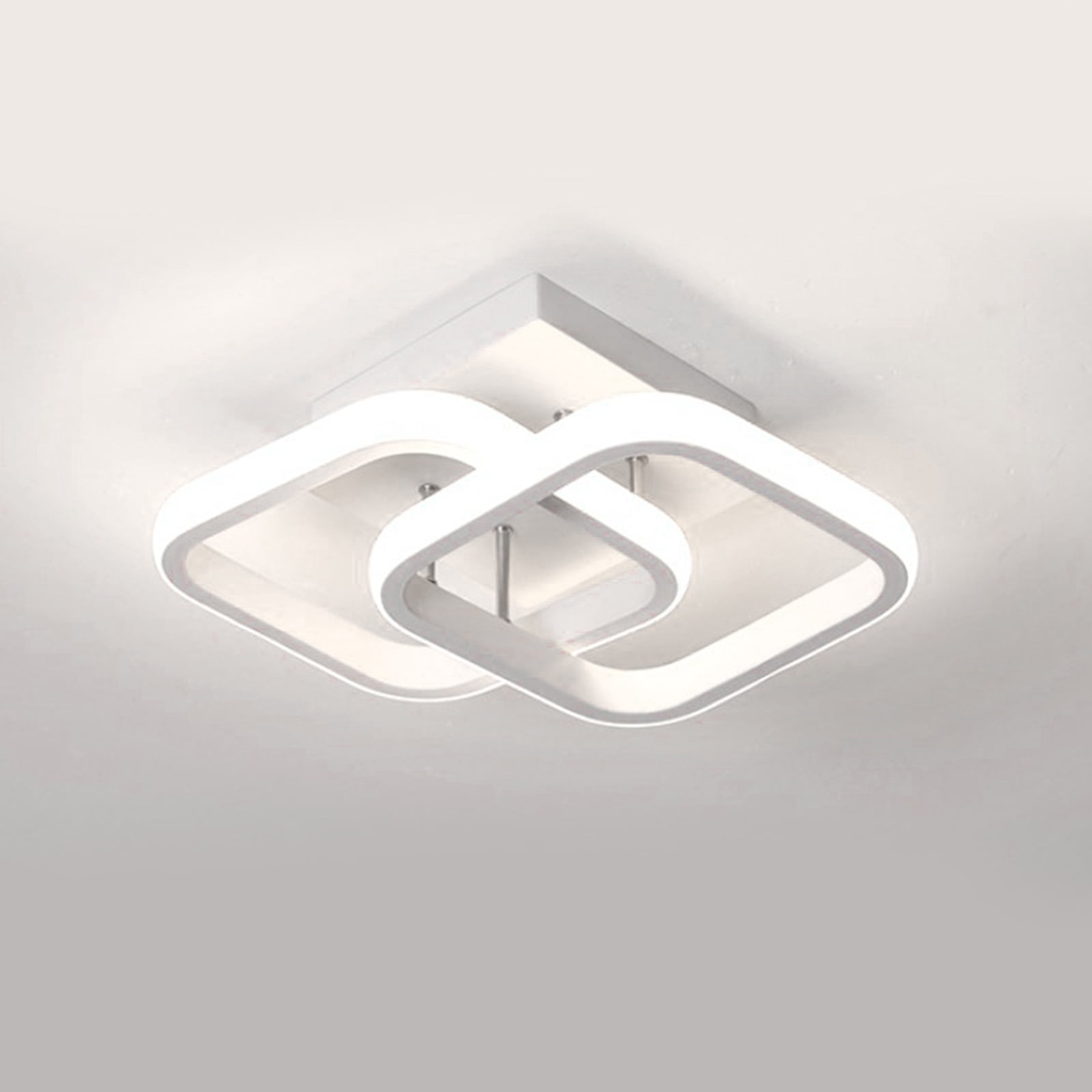 Modern LED Ceiling Lamp Lighting Fixture Light Laundry Bathroom Bedroom Porch Living Room Apartment Decor - White Three Color