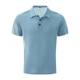 thumbnail image 2 of Breeze Polo Shirts for Men Beer Belly Wearbreeze Collared Textured Stretchy Quick Dry Casual Short Sleeve Golf Shirt,M, 2 of 7