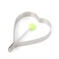 thumbnail image 2 of Home Stainless Steel Heart Shaped Cake Cupcake Pancake Frying Egg Mold 2pcs, 2 of 3