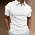 thumbnail image 2 of Sngxgn Men’s Short Sleeve Polo Shirt, Soft Men's Polo Shirt(White,M), 2 of 7