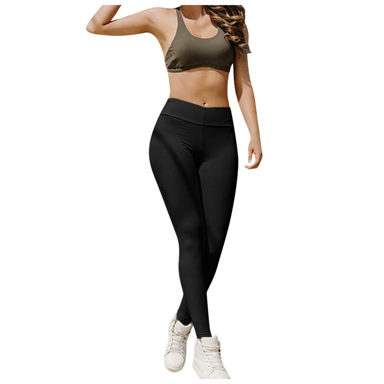 Workout Leggings for Women Ladies Fitness Stretch Yoga Pant Black