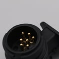 thumbnail image 3 of Convertidor De Adaptador De Enchufe De 12V, 13 A 7 Pines, Conector De Remolque A Prueba De Agua, Enchufe De Remolque De Orificio Redondo Estándar Europeo Guardurnaity VI004683-00, 3 of 6