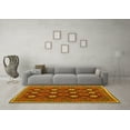 thumbnail image 3 of Ahgly Company Indoor Rectangle Oriental Yellow Traditional Area Rugs, 7' x 9', 3 of 4