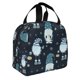 thumbnail image 2 of Disketp Gnome and Snowflakes for Insulated Lunch Bag for Women and Men, Perfect for Work, Hiking, Picnic, 2 of 8