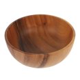 thumbnail image 6 of OUNONA Wooden Bowl for Brown Plastic Safe and Multiuse Breakfast Bowls 7.87 Inches, 6 of 8