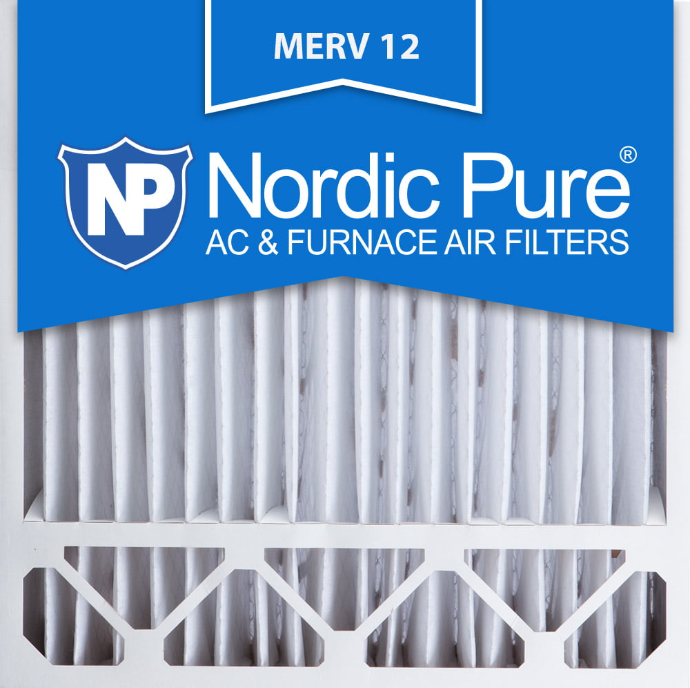 4-3//8 Actual Depth Nordic Pure 20x20x5 Box of 4 Honeywell Replacement MERV 8 Pleated AC Furnace Air Filter