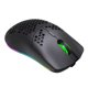 thumbnail image 5 of Ratón Bluetooth de carga rápida, ratones inalámbricos para juegos Honeycomb, ligero, 3 modos con retroiluminación RGB Rainbow-negro mate, 5 of 5
