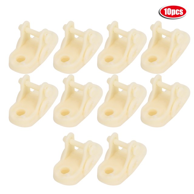 Juego de 10 piezas para sistema de poleas de invernadero, herramientas agrícolas esenciales Kit de ventilación en forma de barco blanco