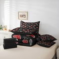 thumbnail image 6 of Manfei Boys Girls Love Heart Print 7-Piece Twin Bedding Sets,Romantic Lover Couple Bedding Comforter Set,Valentine's Day Breathable Sheet Sets,Super Cozy Room Decor,Reversible, 6 of 8