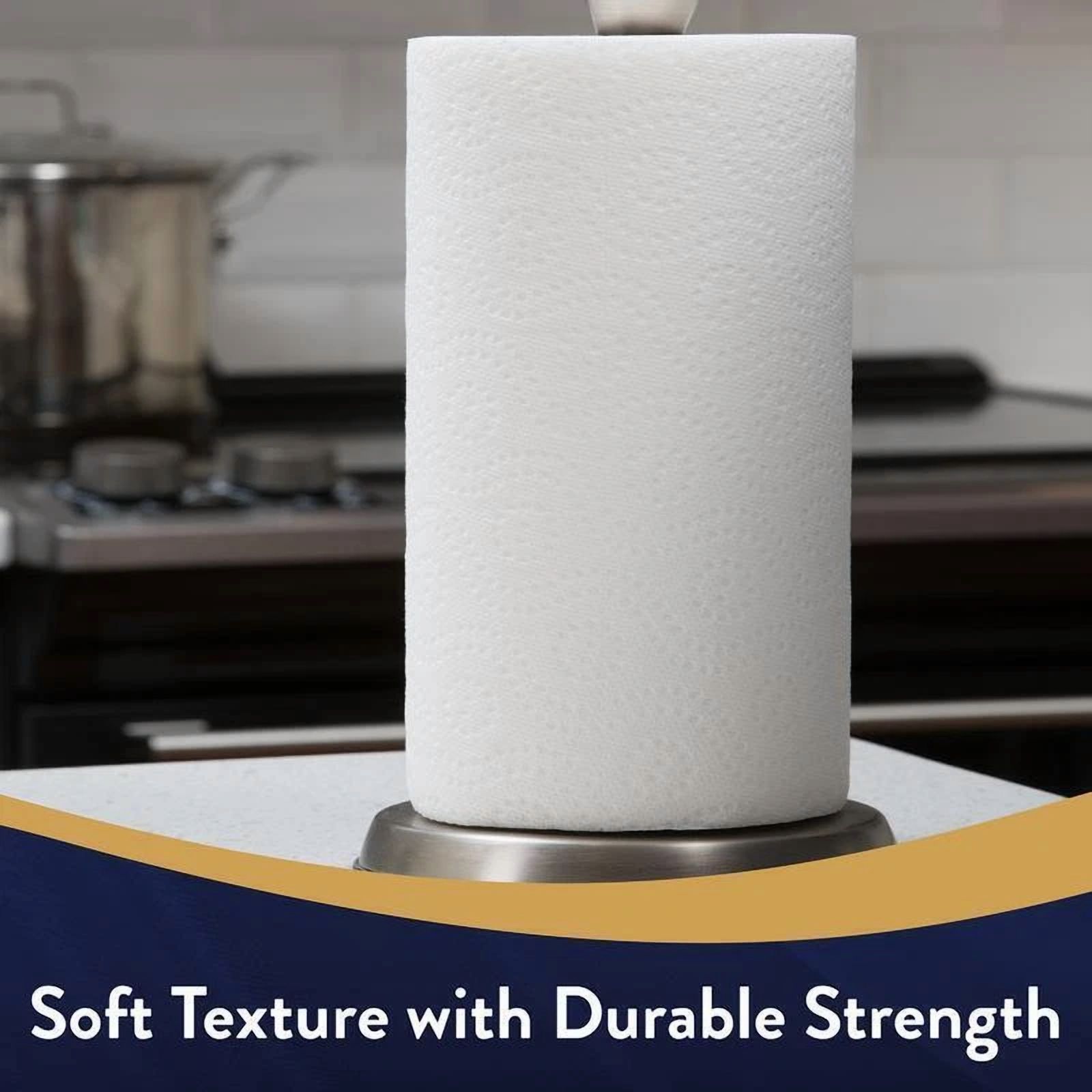 OZEA -Ultra Strong 2-Ply Paper Towels 6 Double Rolls Absorbent Split Sheets Clean Up