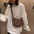 thumbnail image 4 of Bolso de felpa Qarigey para mujer moderno Ligero Clásico rosa, 4 of 6