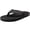 Black, variant on Trey Mens Flip Flops Cushion Thong Beach Sandals for Men Non-Slip Sole Men Shoes Arch Support Durable Treaded Sole Rugged Faux Leather Sandals