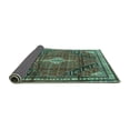 thumbnail image 2 of Ahgly Company Indoor Rectangle Persian Turquoise Blue Traditional Area Rugs, 7' x 9', 2 of 4