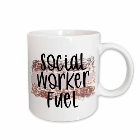 

3dRose Social Worker Fuel - Ceramic Mug 15oz (mug_301433_2)