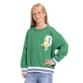 thumbnail image 2 of Minnie & Friends Girls’ Daisy Duck Front Back Graphic Sweatshirt, Sizes 4-16, 2 of 7